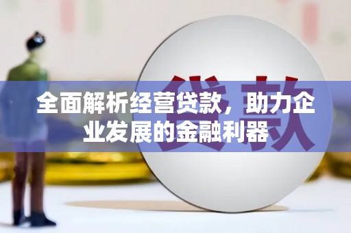 五家渠全面解析经营贷款，助力企业发展的金融利器