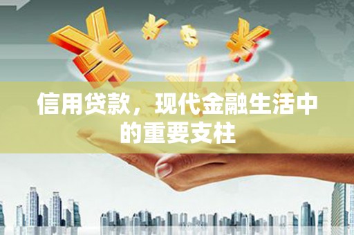 五家渠信用贷款，现代金融生活中的重要支柱