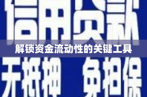 五家渠解锁资金流动性的关键工具