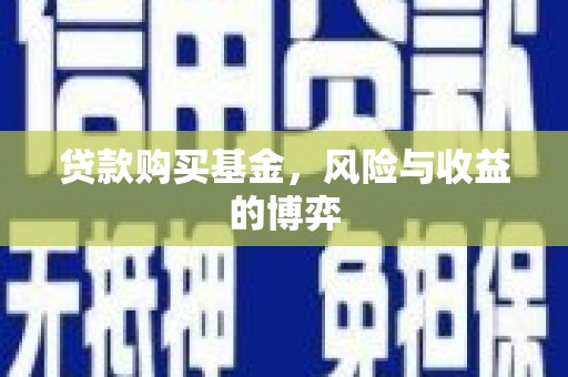 五家渠贷款购买基金，风险与收益的博弈