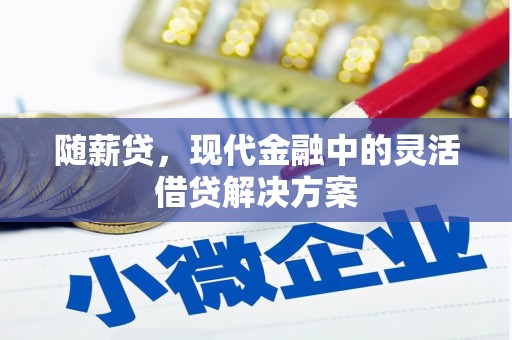 五家渠随薪贷，现代金融中的灵活借贷解决方案