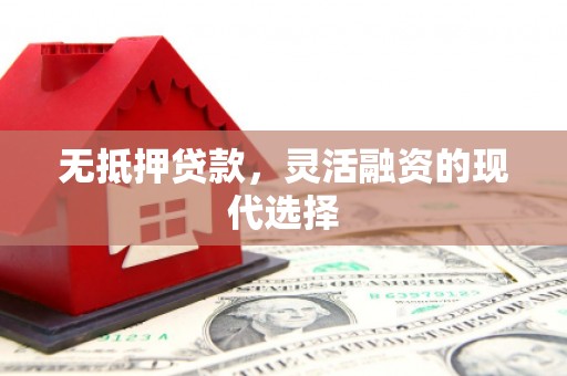 五家渠无抵押贷款，灵活融资的现代选择