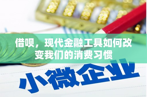 五家渠借呗，现代金融工具如何改变我们的消费习惯