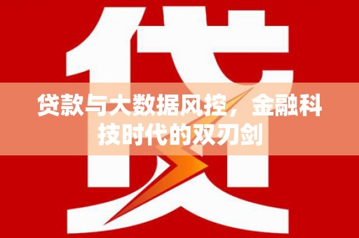 五家渠贷款与大数据风控，金融科技时代的双刃剑