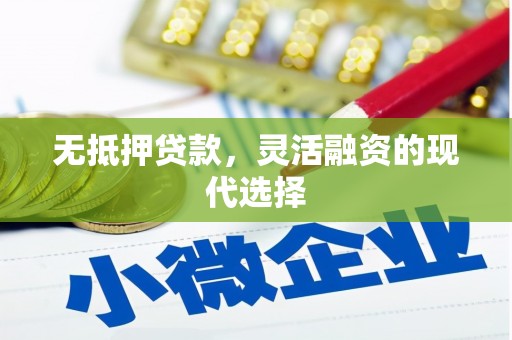 五家渠无抵押贷款，灵活融资的现代选择