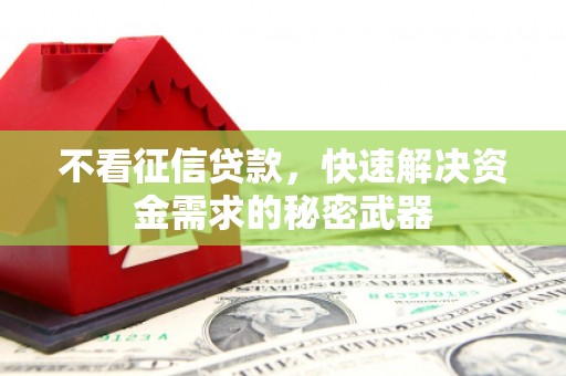 五家渠不看征信贷款，快速解决资金需求的秘密武器
