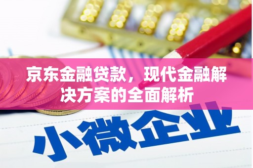 五家渠京东金融贷款，现代金融解决方案的全面解析