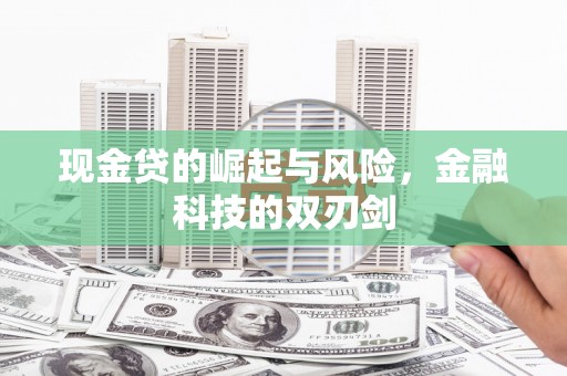 五家渠现金贷的崛起与风险，金融科技的双刃剑