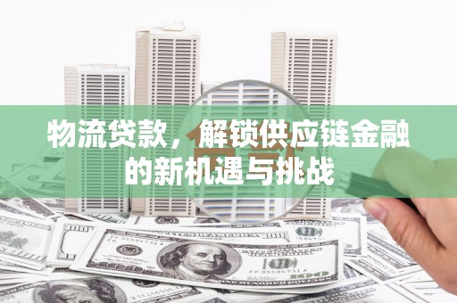 五家渠物流贷款，解锁供应链金融的新机遇与挑战