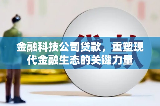 五家渠金融科技公司贷款，重塑现代金融生态的关键力量
